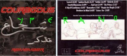 COURAGOUS: Remember CD. COURAGEOUS Remember CD. Modern Melodic Power/Thrash + great Depeche Mode Cover. Check all songs.