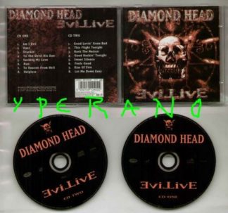 DIAMOND HEAD: Evil Live 2 C.d.set CD Live At The National Bowl 1993 + 5 Previously Unreleased Covers.