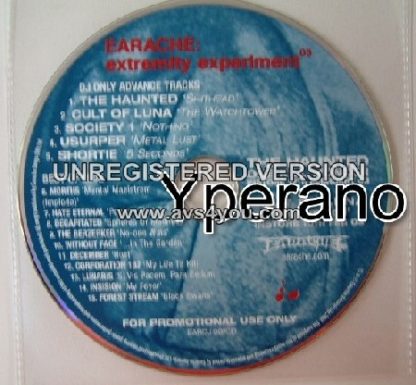 EARACHE Extremity experiment '03 CD compilation 15 songs.