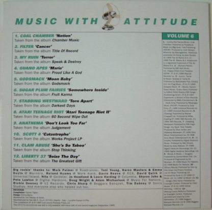 MUSIC WITH ATTITUDE Volume 6 - 12 song Metal compilation CD FREE £0 For orders of £23+
