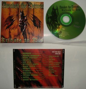 Awaken The Demon - Tribute To Dio CD. Greek PROMO (in jewel case). 13 bands.