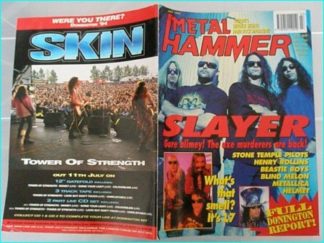 Metal Hammer July 1994 SLAYER. Stone Temple Pilots, Rollins, Beastie Boys, Blind Melon, Metallica, Helmet, L7, Aerosmith, Kyuss