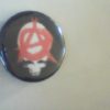 Anarchy Skull Pin Button. Free for orders of £15+