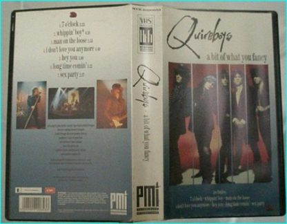 Quireboys: A bit of what you fancy VHS. LIVE IN THE UK & LIVE AT MUSIC HALL COLOGNE 04.04.1990
