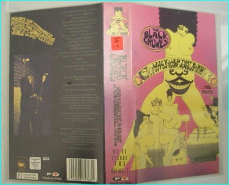 The Black Crowes: Who killed that bird out on your window VHS. Classic rockumentary & 18 great songs