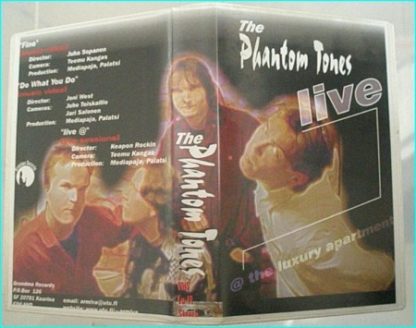 The Phantom Tones: live VHS. ULTRA RARE!! Finnish Rock Hard Rock with elements of Punky attitude. Finland Suomi rules