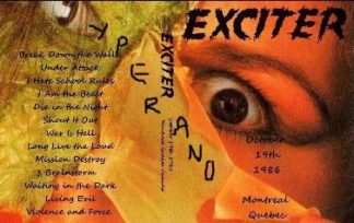 EXCITER: Live in Montreal 12-3-1986 Unveiling the Wicked tour VHS Video tape. Free if you buy the signed Exciter vinyl LPs.