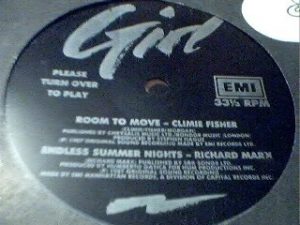 CLIMIE FISHER / RICHARD MARX: room to move/endless summer nights 7" Flexi disc. Check videos - samples