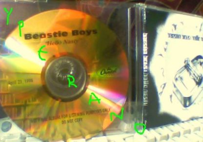 BEASTIE BOYS: Hello Nasty CDR golden Capital records label PROMO. 23 April 1998
