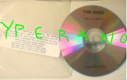 The HIVES: Die All Right CD PROMO. Garage Rock. Check video