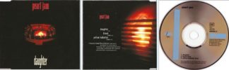 PEARL JAM: Daughter CD. UK single. 3 songs 13 minutes. 2 live songs. Check video