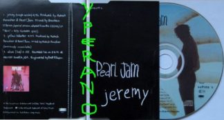 PEARL JAM: Jeremy CD single. Picture disc European CD with half cover sleeve. Check video