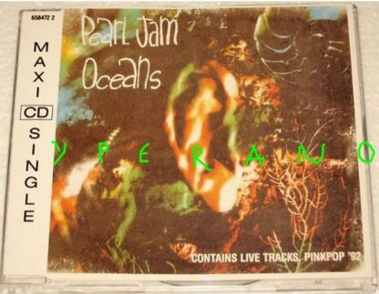 PEARL JAM: Oceans CD single incl. 3 live tracks from 1992. Check videos