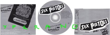 SEX PISTOLS: Pretty Vacant live CD Single 4 songs incl. The Stooges cover. HIGHLY RECOMMENDED.