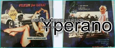 Flesh For Lulu: Baby hurricane 12" E.P vinyl. Sexy GOTH Rock / New York Dolls, Rolling Stones style. + IGGY POP COVER!!!