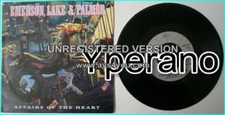 ELP EMERSON LAKE & PALMER: Affairs Of The Heart 7" PROMO. Classic, but modern sounding, Prog rock. Check video
