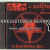 NO HOLY ADDITIVES part 2. CD Killer, rare 1998 Compilation. Thrash, Death, Doom, Black Metal UK bands.
