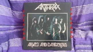 ANTHRAX: Armed And Dangerous 5 TRACKS LP w. Sex Pistols cover Live songs. Megaforce Records. Check videos