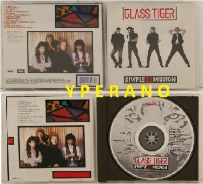 GLASS TIGER: Simple Mission CD A.O.R big guns. Rod Stewart guests on vocals. Check VIDEOS
