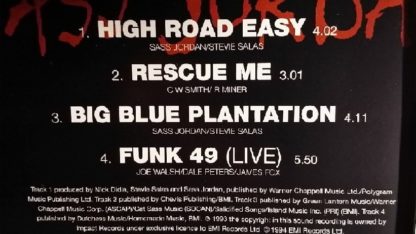 Sass JORDAN: High Road Easy CD. great unreleased songs, 2 COVERS, LIVE. Check videos