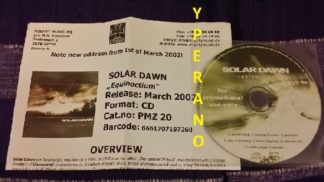 SOLAR DAWN: Equinoctium CD PROMO only with press release. Melodic Death Metal. Check samples