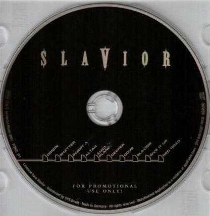 SLAVIOR: Slavior s.t CD PROMO. Warlord, Fates Warnings' (Mark Zonder), Tribe of Gypsies, Michael Schenker Group musicians.