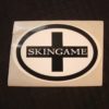 SKINGAME: S/T CD + free sticker. electronic Heavy rock w. melodic guitar. Nine Inch Nails, Marilyn Manson. Check sample