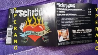 die SCHRADERS / die SCHRODERS: Wer Liebe Lebt EMI CD single (pop-punk rock)