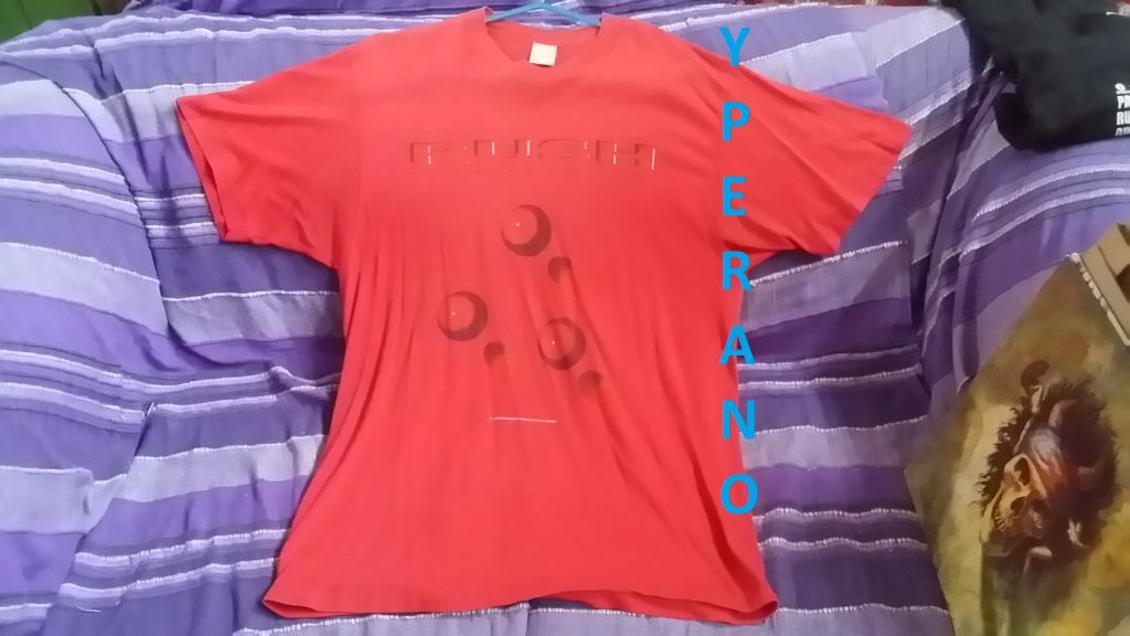 Rush: Hold your Fire T-Shirt. 1987 original vintage directly from the Rush Fan club