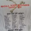 Rush: Roll the Bones T-Shirt with 1991 1992 Tour dates. From the Rush Fan club