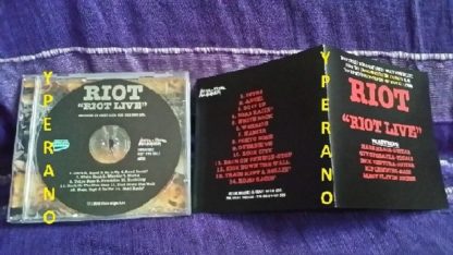 RIOT: Riot Live CD Hard Rock kings. 14 songs from the '80 + '81 UK gigs. +2 bonus songs