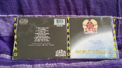 RADIO MOSCOW: World service CD signed, autographed. 1st press RARE Status Records. Diamond Head guitarist. Check audio