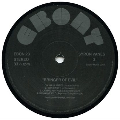 SYRON VANES: Revenge LP 1986 Top Swedish Heavy Metal. Check audio