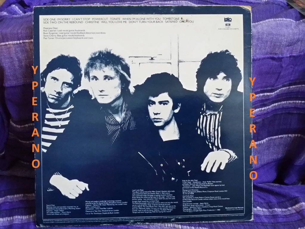 STRAIGHT EIGHT: Shuffle' n' Cut LP. N.W.O.B.H.M. Discovered, signed, promoted by Pete Townshend of The WHO. Check audio