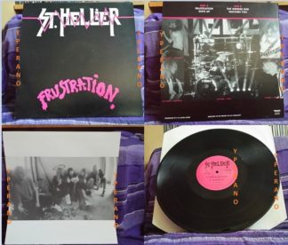 ST. HELLIER: Frustration 12" EP. Rare! Great English heavy metal.