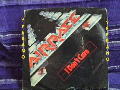 AIRRACE: I don't care 7" SIGNED, AUTOGRAPHED. Rare. Classic A.O.R. (US import). Jason Bonham on drums. [Check audio]