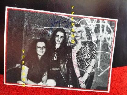 ROCK GODDESS: Pre -Release album sampler 7" SIGNED, AUTOGRAPHED, by all members! poster package. Flexi disc. N.W.O.B.H.M