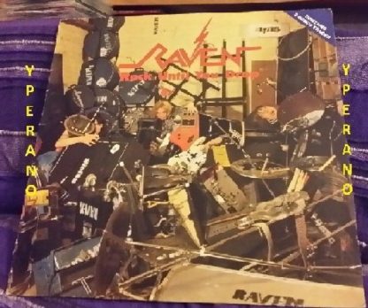 RAVEN: Rock Until You Drop LP. Contains 2 extra songs. In near MINT condition. RARE RC Revisited. N.W.O.B.H.M
