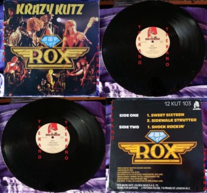 ROX: Krazy Kutz 12" Great NWOBHM 1983 on Music For Nations. Check audio