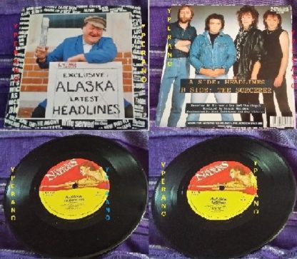 ALASKA: Headlines 7" + The Sorcerer RARE 1984. Whitesnake guitarists. Check audio + video