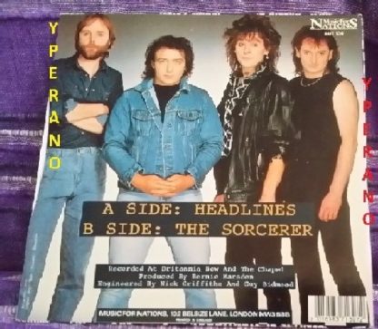 ALASKA: Headlines 7" + The Sorcerer RARE 1984. Whitesnake guitarists. Check audio + video