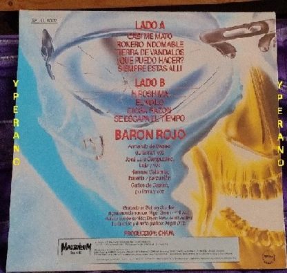 BARON ROJO: Metalmorfosis LP Mausoleum Records. Very N.W.O.B.H.M sounding. Check video
