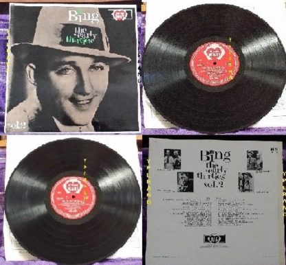 BING CROSBY: The Early Thirties Vol. 2 UK LP (Ace of Hearts Mono AH 88) 1960s pressing with extra heavy vinyl. Top '30's music
