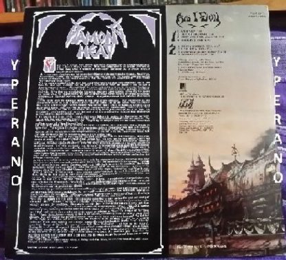 DIAMOND HEAD: Am I Evil LP. Different less polished versions. FM 1987. Rodney Matthews cover artwork. NWOBHM. Check audio