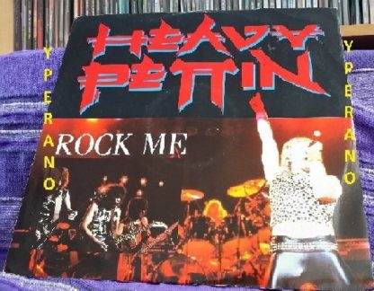 HEAVY PETTIN: Rock Me 12" produced by Brian May. Top Hard Rock, Heavy Metal. Check video