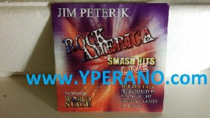 JIM PETERIK: Rock in America (Smash hits LIVE) promo CD. Survivor frontman + many great guests! Check samples