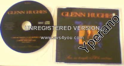 Glenn HUGHES: Save Me Tonight (I'll be waiting) CD Signed, Autographed. small punch hole. Check Stevie Wonder cover + video