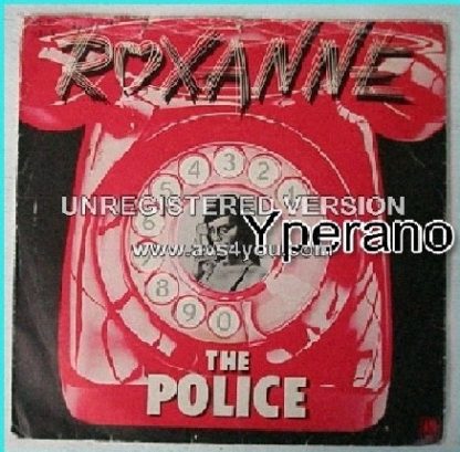 The POLICE: Roxanne + Peanuts [A&M AMS 7348 (April78, telephone picture sleeve)