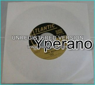 YES: America 7" (A Paul Simon , cover song) + Your Move. Rare Atlantic single. Check video