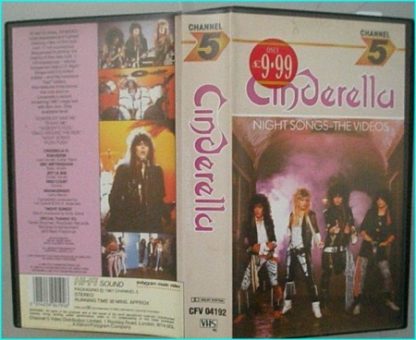 Cinderella Night songs VHS video tape